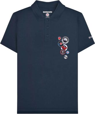 Lambretta Heren Badge Poloshirt (Marineblauw)