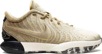 Nike x The Shop LeBron 21 Metallic Gold sneakers - men - Rubber/Velvet/Fabric - 10