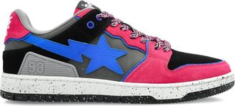 A Bathing Ape Sneakers con applicazione - Rosa