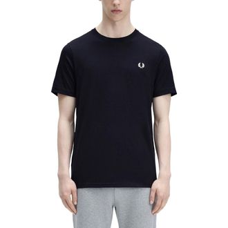Fred Perry T-Shirt Girocollo - - Tops - Uomo - Blu - L