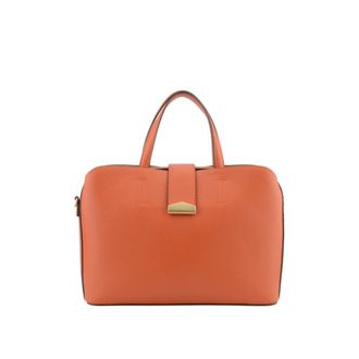 Pourchet Tassen, Dames, Oranje, ONE Size, Leer, Cavalcade GM