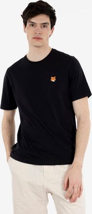 Maison Kitsun&eacute; Fox Head Regular Tee-Shirt black