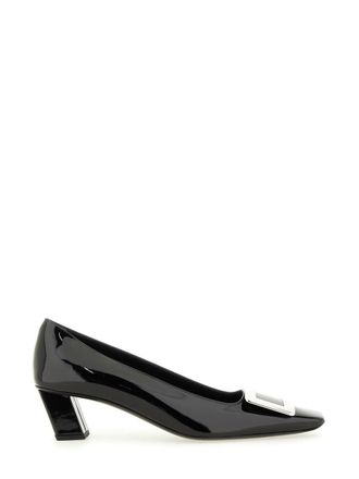 Roger Vivier Belle Vivier Pumps Square Buckle Calfskin