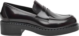 Guglielmo Rotta Katrina - Dames - Loafers - Rood - 37 1/2 EU - Leer - Schoenen