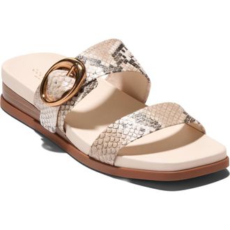Cole Haan Oaklynn Wedge Sandal in Mojave Snake Print Leather at Nordstrom, Size 5.5