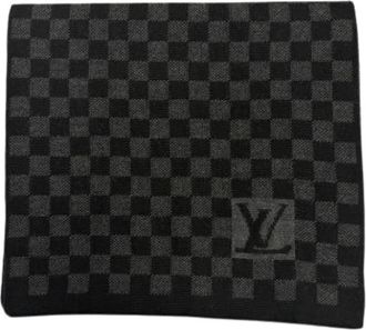 Louis Vuitton Pre-owned Stole - Heren - Vintage Accessoires - Zwart - ONE Size - Wol - Vintage
