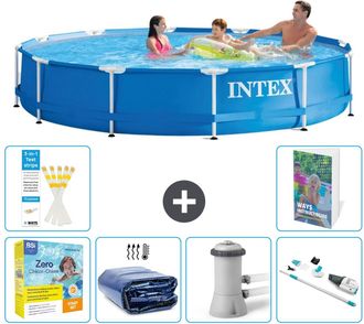Intex Piscina Con Estructura Redonda - 366x76 Cm - 7-piezas S39