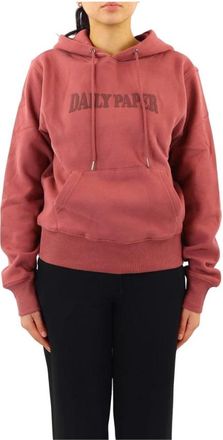 Daily Paper Clothing Nomafu Hoodie voor vrouwen - Dames - Hoodies - Rood - S - Hoodies & sweatvesten
