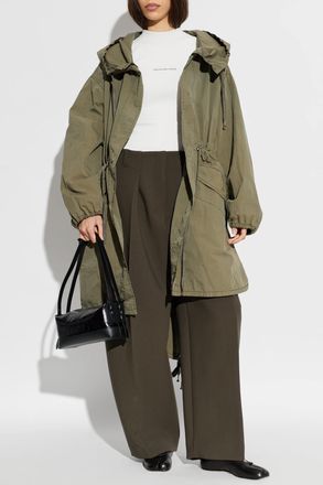 Maison Margiela Parka With Hood, Womens, Green
