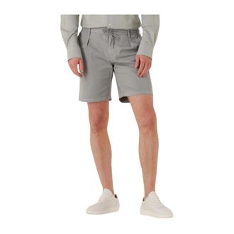 Profuomo Heren, Korte broeken, Grijs, Maat: 2XL Linnen