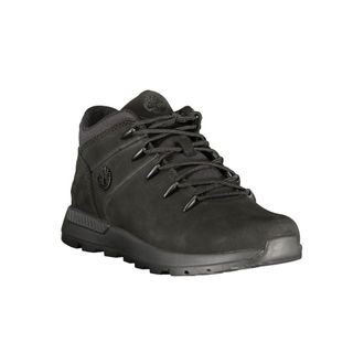 Timberland Leather Lace-Up Sneaker - Black