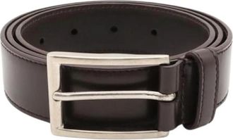 Prada Pre-owned Vintage Leather Belt - Heren - Vintage Accessoires - Bruin - ONE Size - Leer - Vintage