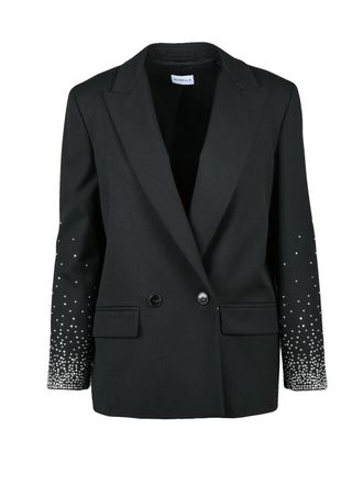 Marella Double-Breasted Marella Jacket with Rhinestone Embellishments