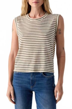 Amo Sleeveless Love Tee In Reseda Multi