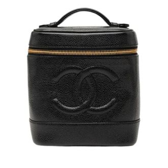 Chanel Pre-owned Vanity Bag - Dames - Pre-owned - Zwart - Maat: ONE Size Leer