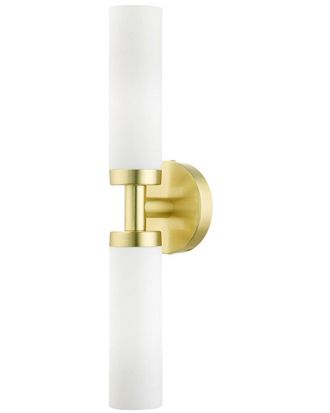 Livex Lighting 2-Light Satin Brass Ada Vanity Sconce