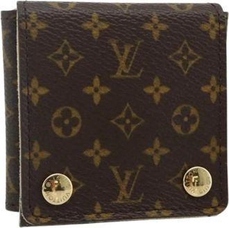 Louis Vuitton Pre-owned Wallets, female, Brown, Size: ONE SIZE Pre-owned Monogram Canvas Jewelry Box