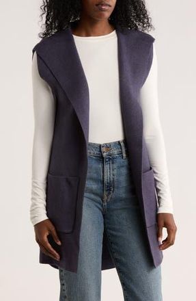 Love Token Hooded Knit Cardigan in Navy at Nordstrom Rack, Size X-Small