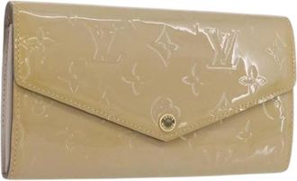 Louis Vuitton Pre-owned Vintage Wallet - Dames - Vintage Accessoires - Beige - ONE Size - Leer - Vintage