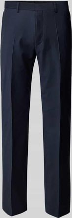 Roy Robson Regular Fit Anzughose mit B&uuml;gelfalten in Marine, Gr&ouml;&szlig;e 50