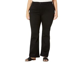 Levi's 725 High-Rise Bootcut Womens Jeans Soft Black : 24W M, Cotton/Denim/Elastane