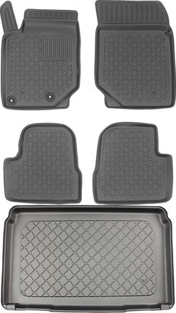 OEM Juego De Alfombrillas Para Coche Y Maletero Para Peugeot 208 Ii Hatchback A Partir De Junio De 2019