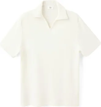 Mango Regular Fit Cotton Polo Shirt in Off White at Nordstrom, Size X-Large