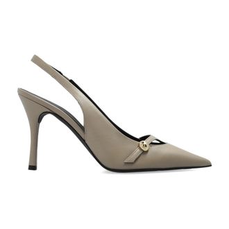 Furla Pumps, female, Beige, Size: 10 US Slingback Stilettos