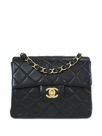 Chanel 2002 Quilted Flap schoudertas - Zwart