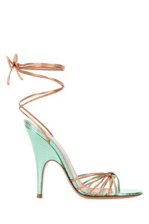 Gianvito Rossi Multicolor Two-tone Leather Heels