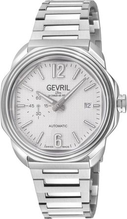 Gevril Group Roosevelt Automatic White Dial Mens Watch 46521B