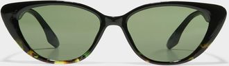 Simons Womens Vivian cat-eye sunglasses