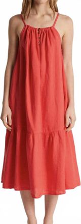 Maison Montagut Deborah Dress In Sorbet