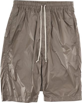 Rick Owens Brown Solid Shorts