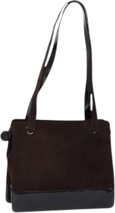 Chanel Pre-owned Suede Schoudertas - Dames - Vintage Schoudertas - Bruin - ONE Size - Su&egrave;de - Vintage
