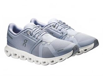 On Womens Cloud 6 Shoes In Nimbus /white