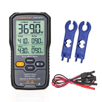 OEM Probador De Potencia M&aacute;xima Para Paneles Solares De 2000 W Con Mppt, Pantalla Lcd De 3,2, Modos Manual/autom&aacute;tico