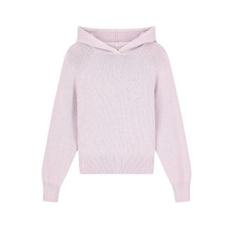 A|X Armani Exchange Knit Pullover - Dames - Hoodies - Roze - S - Katoen - Hoodies & sweatvesten