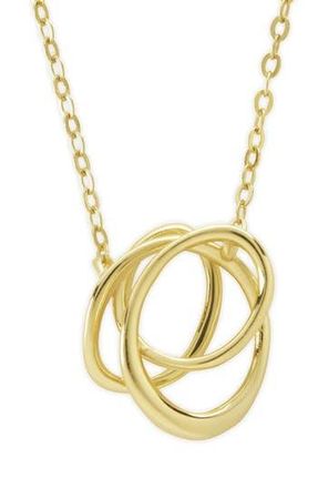 Sterling Forever Eve Linked Harmony Pendant Necklace in Gold at Nordstrom Rack