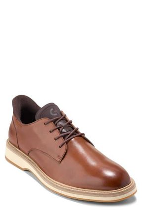 Cole Haan Mansfield Grand Plain Toe Quick-On Oxford in British Tan /Madeira /Angora at Nordstrom, Size 11.5