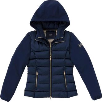 Yes-Zee J045M500 Donsjas - Dames - Winterjassen - Blauw - XS - Polyester - Jassen