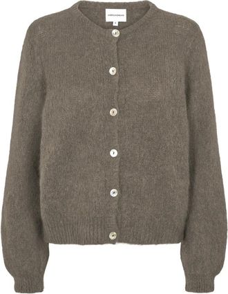 Americandreams Susan Alpaca Cardigan - Dames - Vesten - Grijs - L - Wol - Truien & Vesten