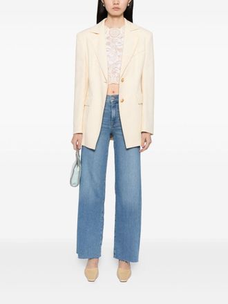 Frame Denim Le Slim Palazzo Jeans - Blue