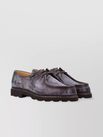Paraboot chunky sole hand-stitched brogues