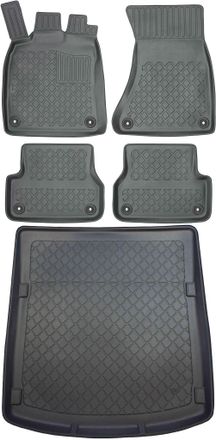 OEM Juego De Alfombrillas Para Coche Y Maletero Para Audi A6 C7 Sed&aacute;n (marzo De 2011 A Mayo De 2018)