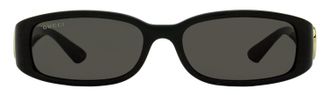 Gucci GG1661S Narrow Rectangular Sunglasses - Black