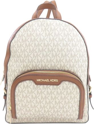 Michael Kors Leather Pvc Backpack (Pre-Owned)