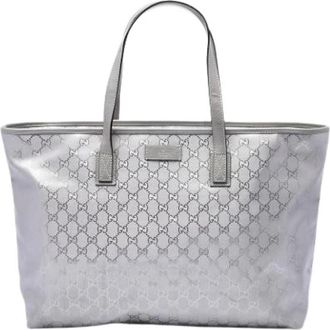 Gucci Pre-owned Canvas gucci-bags - Dames - Vintage Shopper - Grijs - ONE Size - Vintage