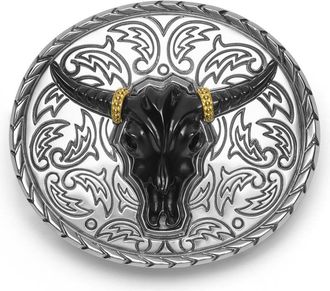 Lagos Mens Anthem Longhorn Belt Buckle in Two Tone at Nordstrom