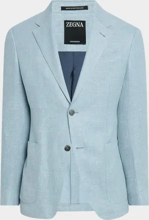 Ermenegildo Zegna Mens Crossover Twill Sport Coat